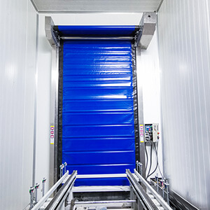 high speed freezer door