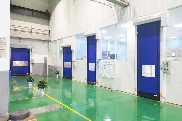 high speed fabric doors