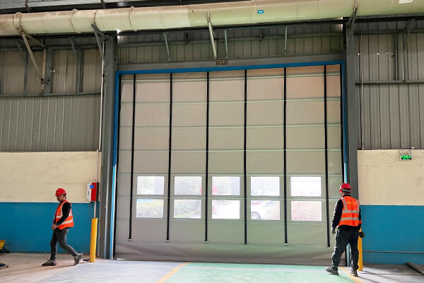 high speed stacking door