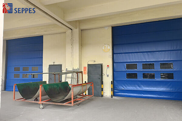 high speed stacking door