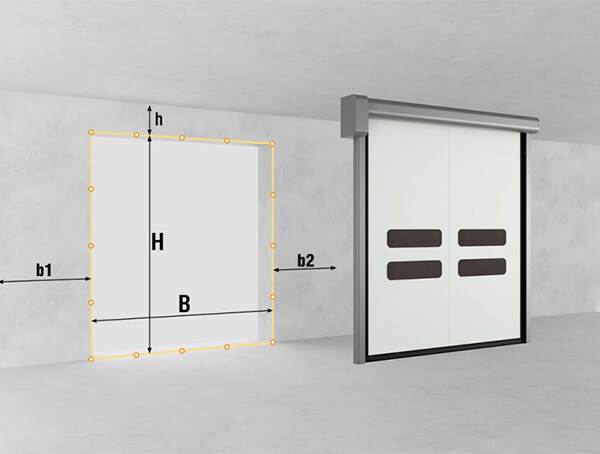 warehouse shutter doors install
