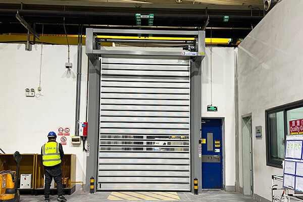 high speed spiral door