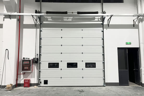 insulated sectional door