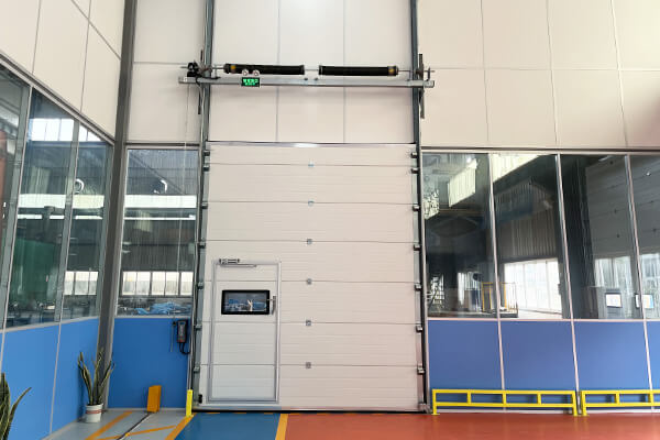 high lift sectional door
