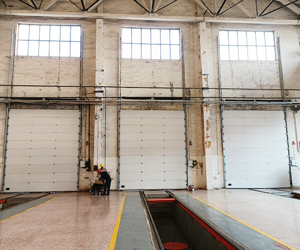 sectional door project