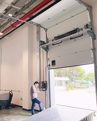 high lift sectional door