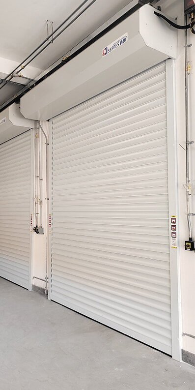 roller shutter door application