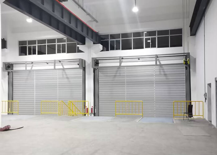 high speed spiral door