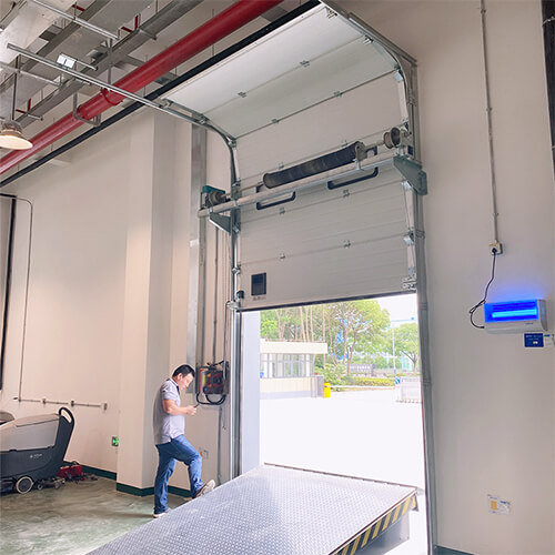 high lift sectional door