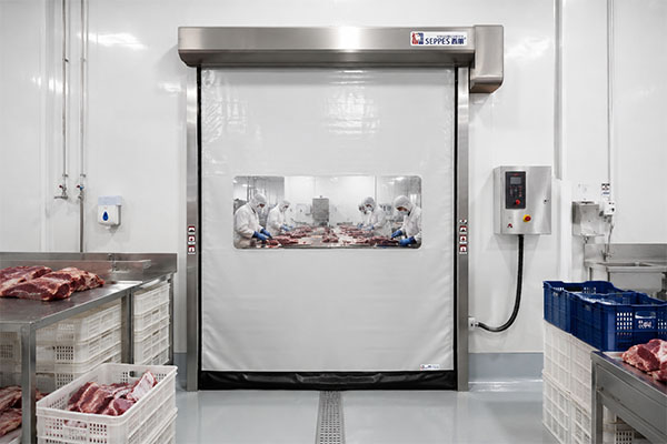 Food-Grade Cleanroom Zipper Doors Stop Fatal Contamination in Meat Processing