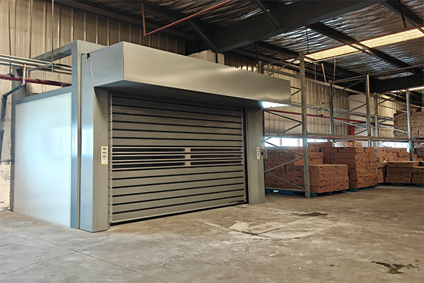 food factory spiral high speed doors
