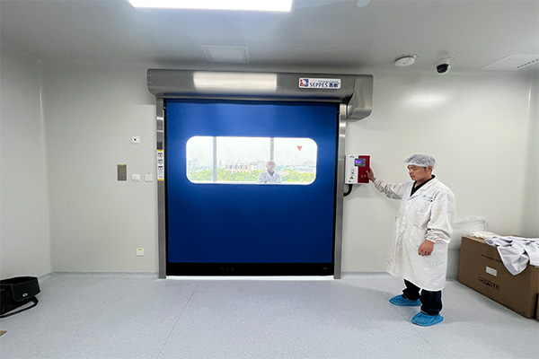 high speed zipper door