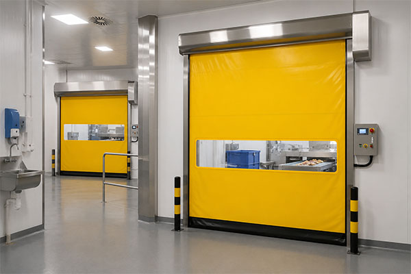 rapid doors for raw and cooked area separation