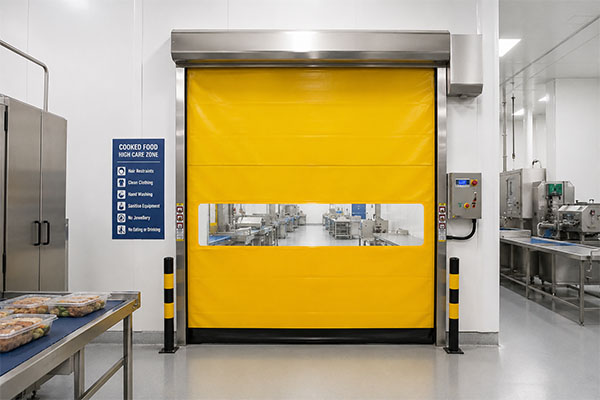 rapid doors for raw and cooked area separation2