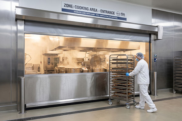 Cooking Area Rapid Doors
