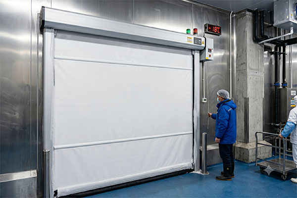 Food-Grade Insulated High-Speed Doors for Cold Portioning Rooms