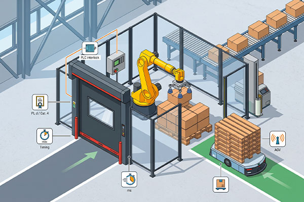 Machine Protection Door to Stop Dangerous Palletizing Hazards