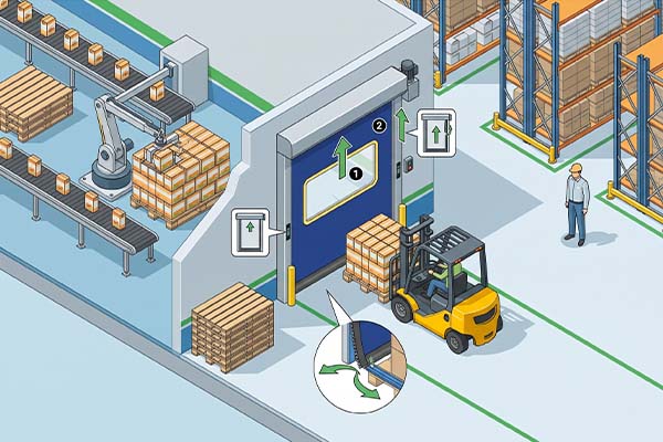 Self-Repairing High Speed Doors for Palletizing Bottlenecks