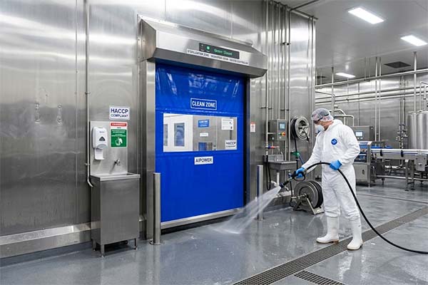 Stainless Steel Speed Doors for Sterilization Zones