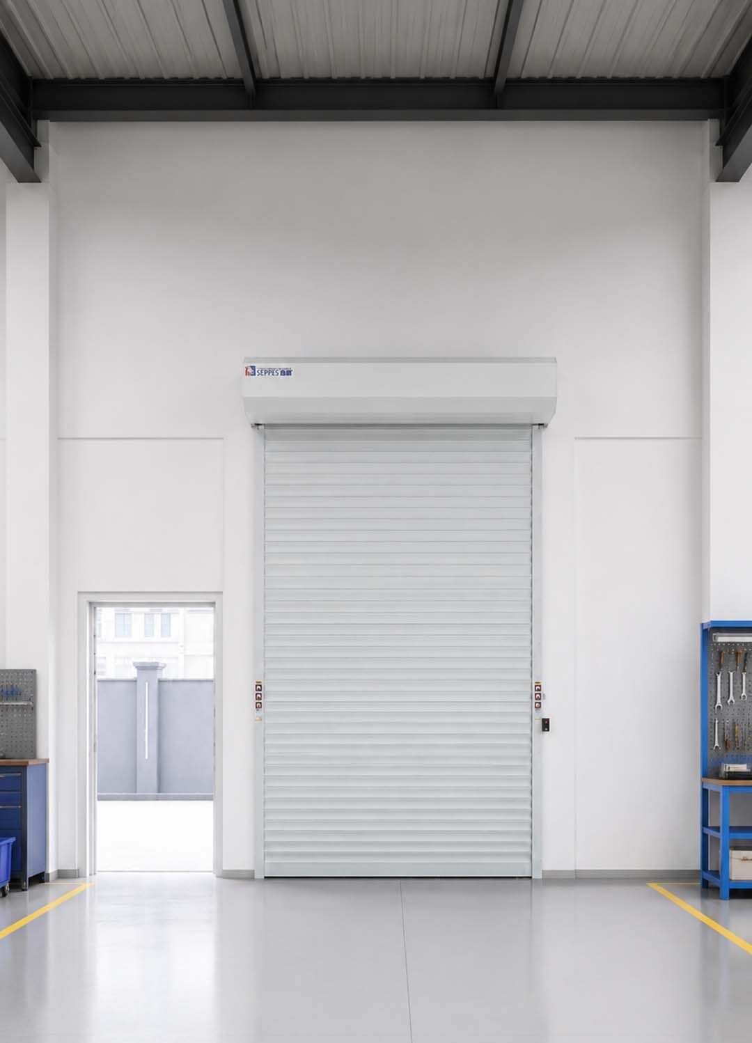 Aluminum Roll Up Doors for modern factory
