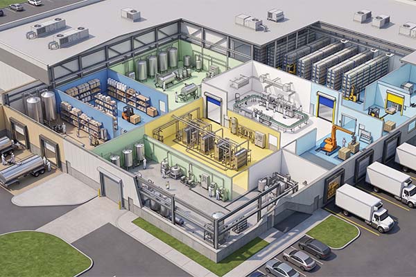 High Speed Doors for Dairy Processing Plants