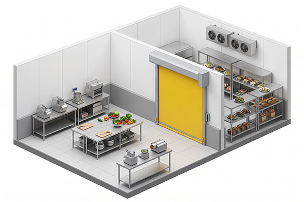 high speed door for cold storage