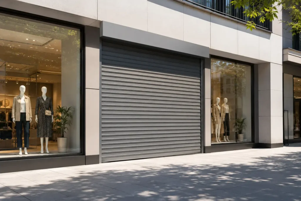 roller shutter doors for retail stores