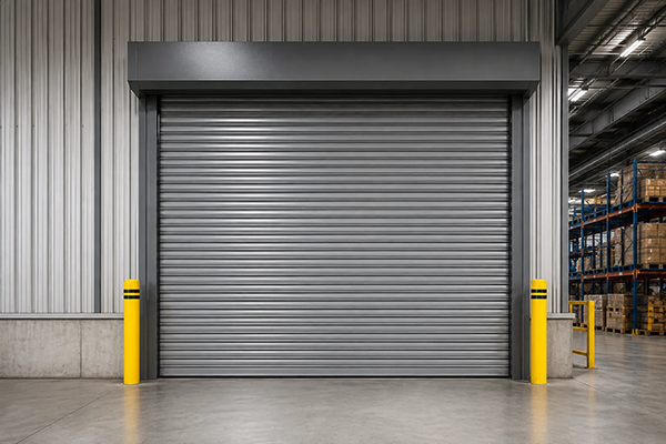 Steel-roll-up-door-installed-at-an-industrial-warehouse-entrance-optimized