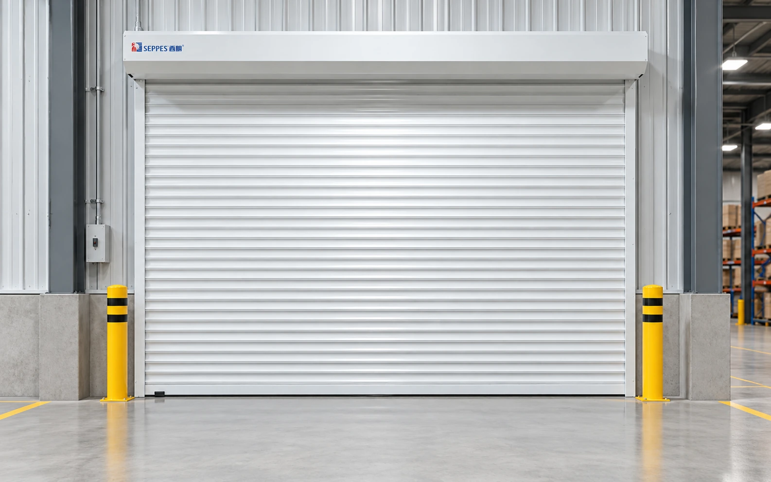 Roller Shutter Door for Commercial Storage and Service Entrances