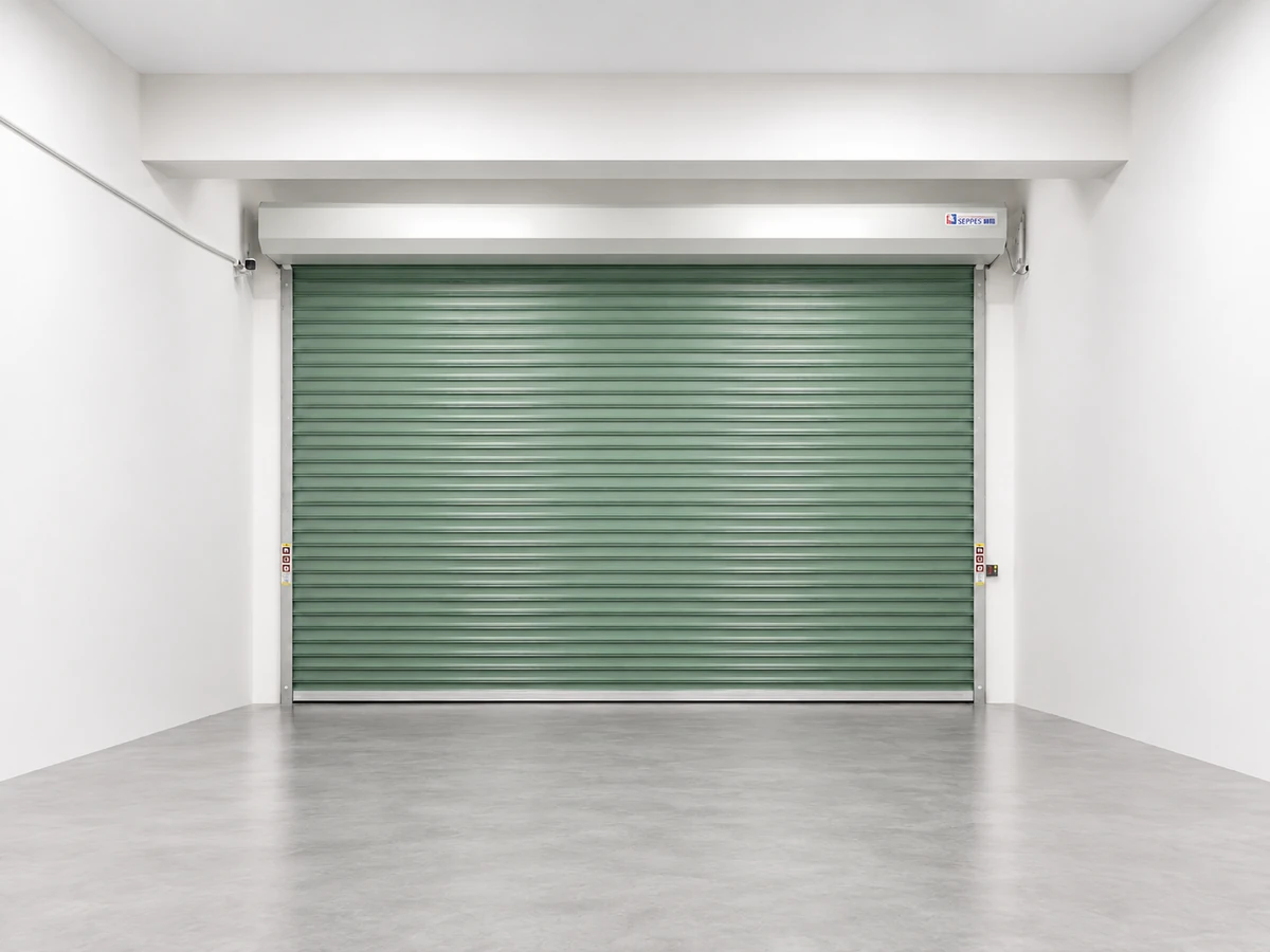 Steel roller shutter door photo 